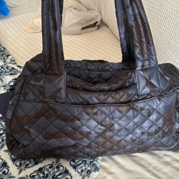 MZ Wallace Quilted Navy Bag - Picture 3 of 6